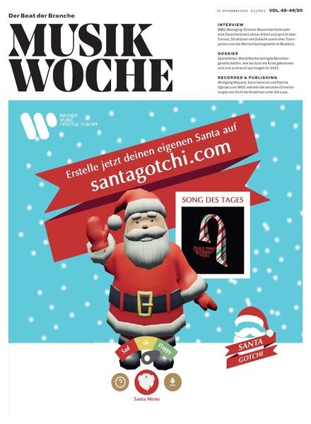 MusikWoche – 23 November 2020 Cover