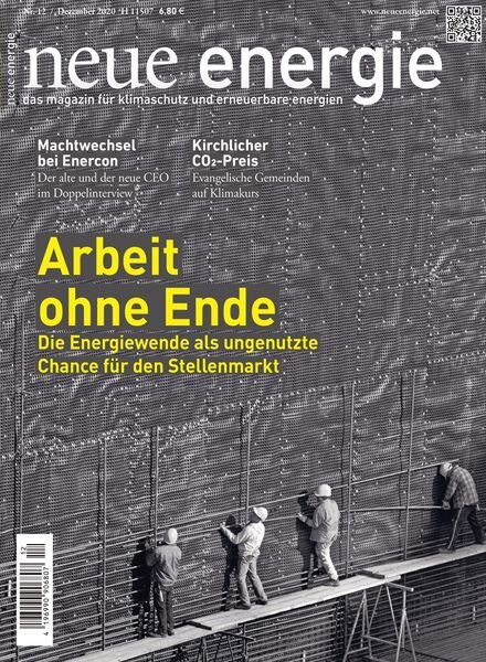 neue energie – 03 Dezember 2020 Cover