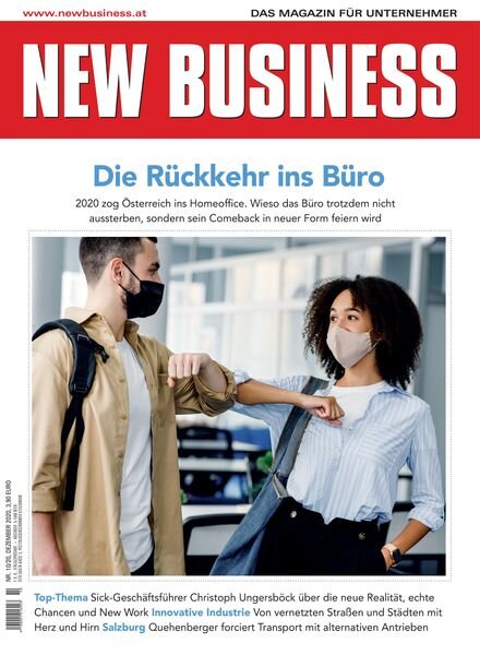 NEW BUSINESS – 30 November 2020 Cover