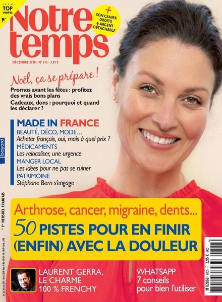 Notre Temps – Decembre 2020 Cover