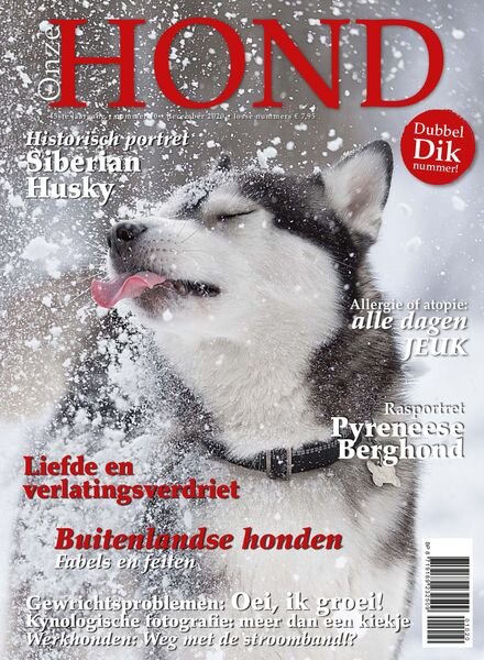 Onze Hond – november 2020 Cover