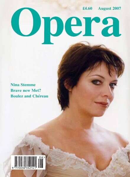 Opera – August 2007 Cover