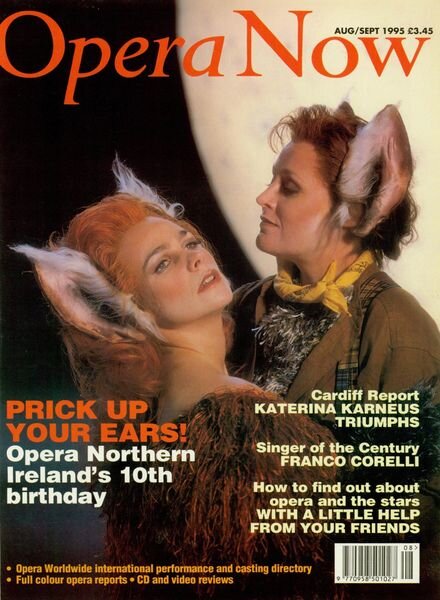 Opera Now – August-September 1995 Cover