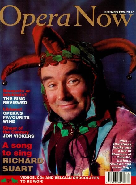 Opera Now – December 1994 Cover