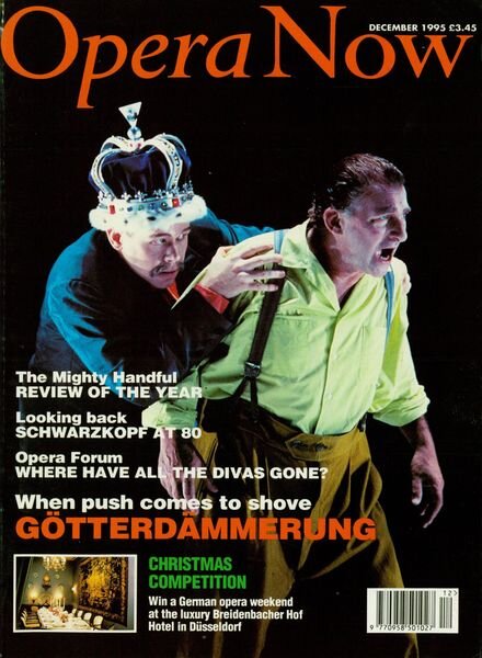 Opera Now – December 1995 Cover
