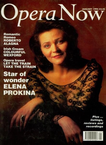 Opera Now – January 1995 Cover