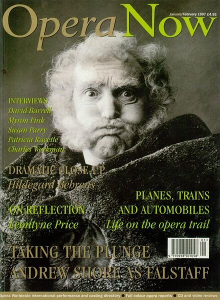 Opera Now – January-February 1997 Cover