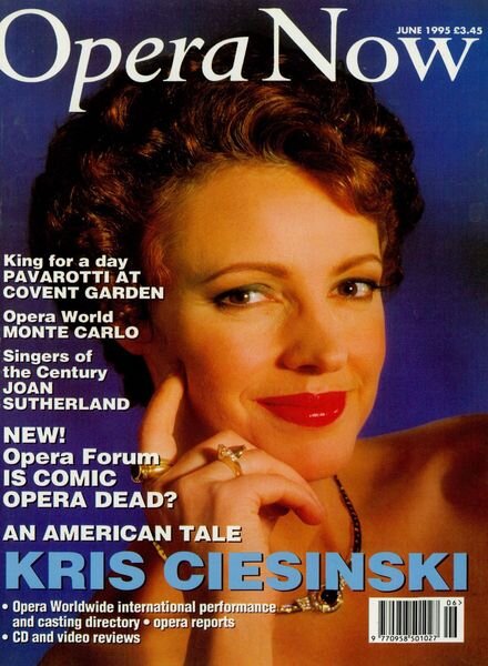 Opera Now – June 1995 Cover