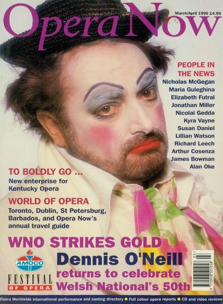 Opera Now – March-April 1996 Cover