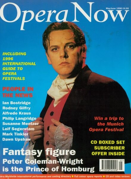 Opera Now – May-June 1996 Cover