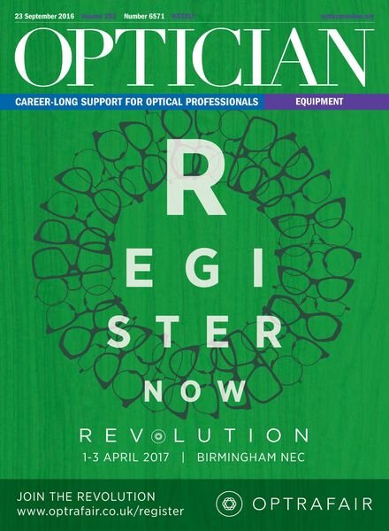 Optician – 23 September 2016 Cover