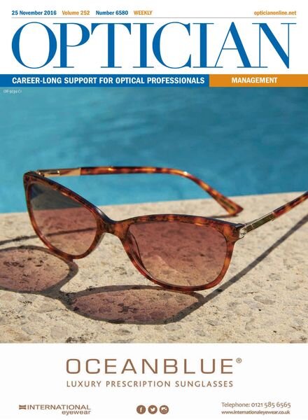 Optician – 25 November 2016 Cover