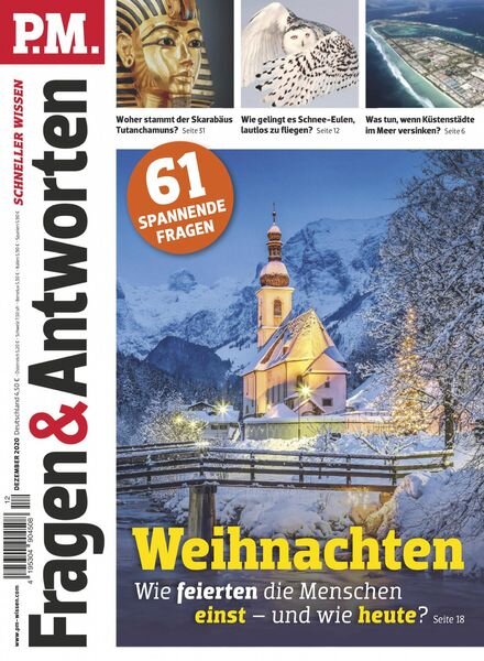 P.M Fragen & Antworten – Dezember 2020 Cover