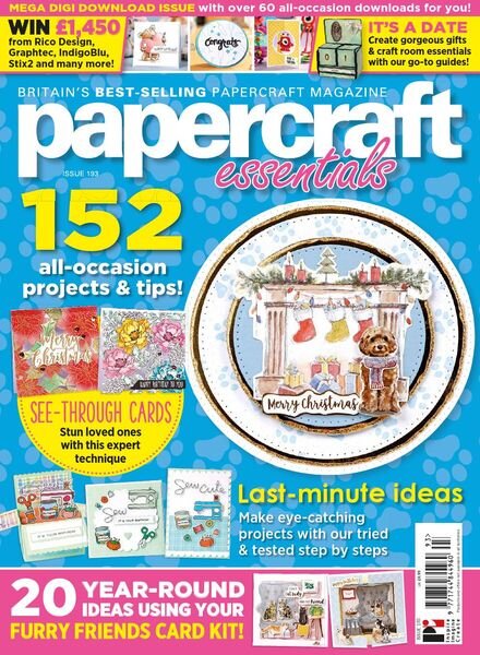 Papercraft Essentials – Issue 193 – December 2020 Cover