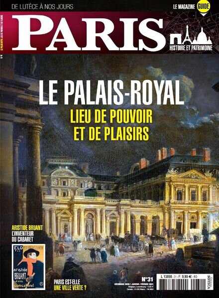 Paris de Lutece a nos jours – Decembre 2020 – Fevrier 2021 Cover