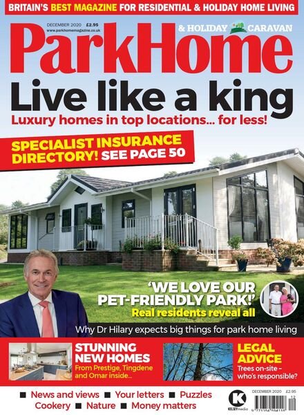Park Home & Holiday Caravan – December 2020 Cover