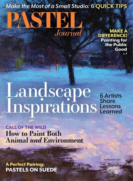 Pastel Journal – January 2021 Cover