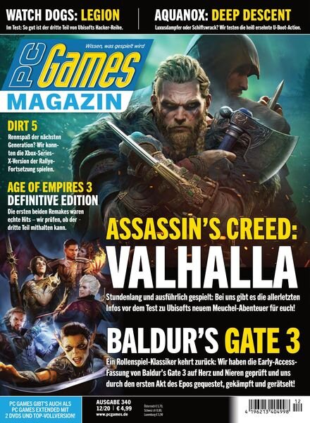 PC Games – 18 November 2020 Cover