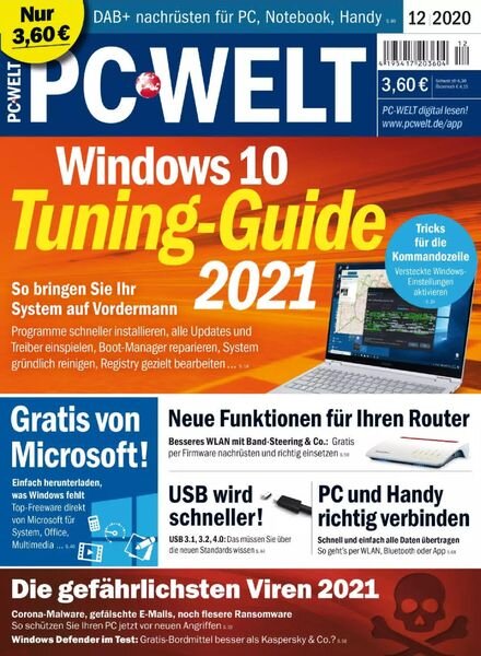 PC Welt Magazin – Dezember 2020 Cover