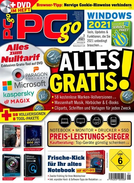 PCgo – Januar 2021 Cover