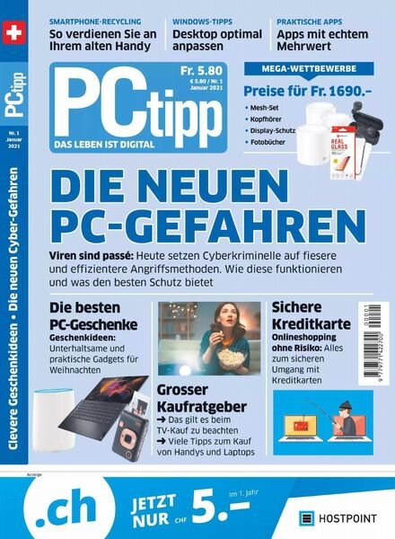 PCtipp Magazin – Januar 2021 Cover