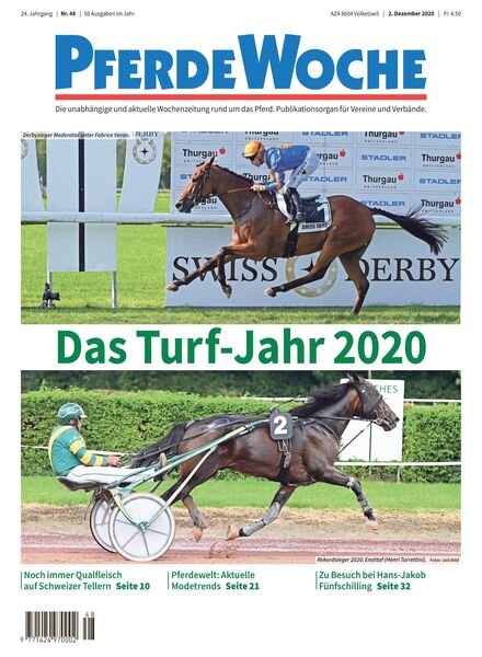 PferdeWoche – 02 Dezember 2020 Cover