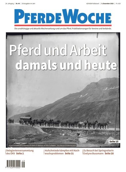 PferdeWoche – 09 Dezember 2020 Cover