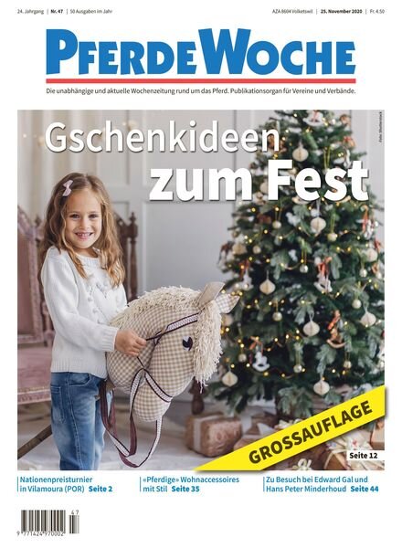PferdeWoche – 25 November 2020 Cover