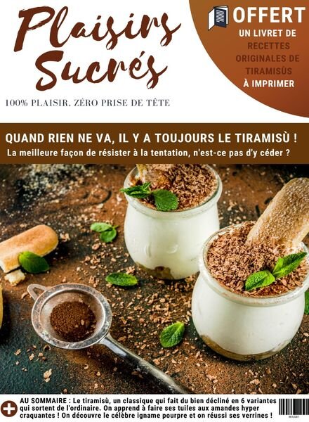 Plaisirs Sucres – N 13 2020 Cover