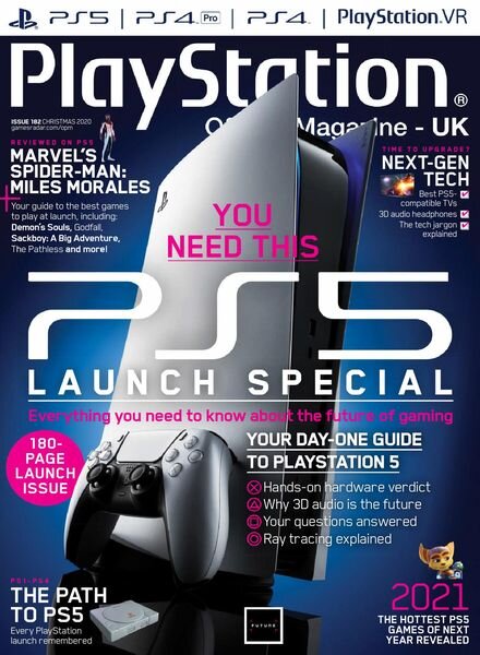 PlayStation Official Magazine UK – Christmas 2020 Cover