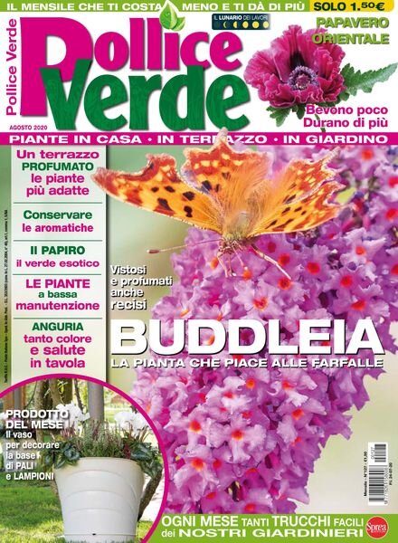 Pollice Verde – Agosto 2020 Cover