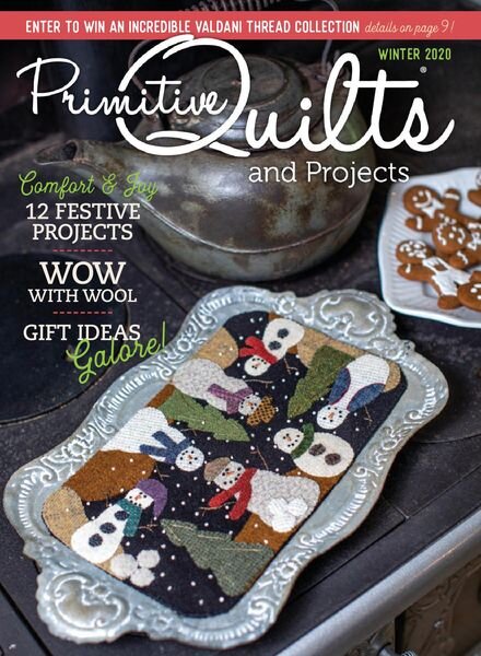 Primitive Quilts and Projects – October 2020 Cover