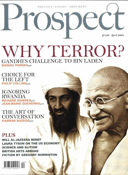 Prospect Magazine – April 2004 Cover