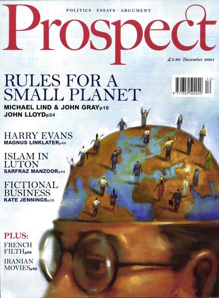 Prospect Magazine – December 2001 Cover