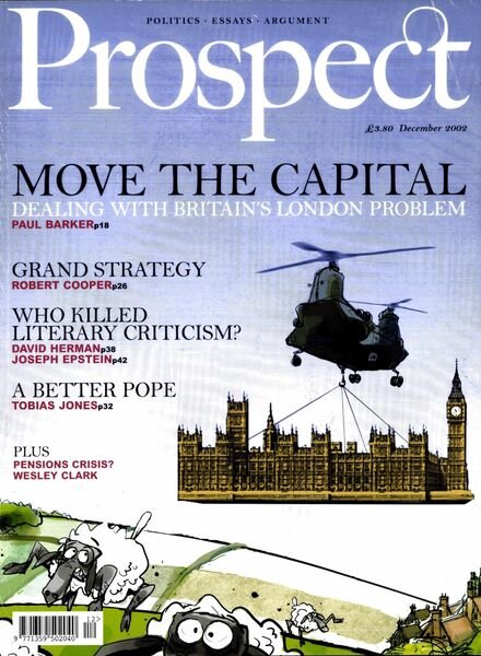 Prospect Magazine – December 2002 Cover