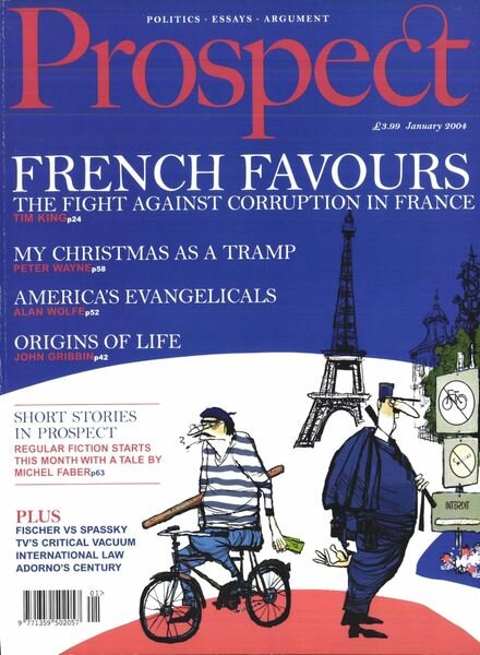 Prospect Magazine – January 2004 Cover