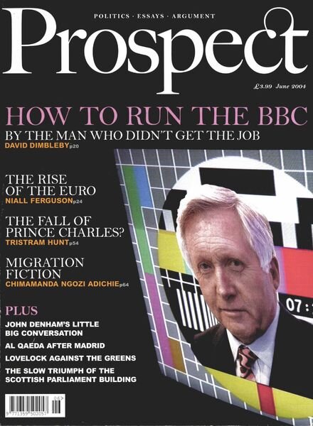 Prospect Magazine – June 2004 Cover