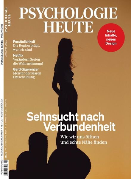 Psychologie Heute – January 2021 Cover