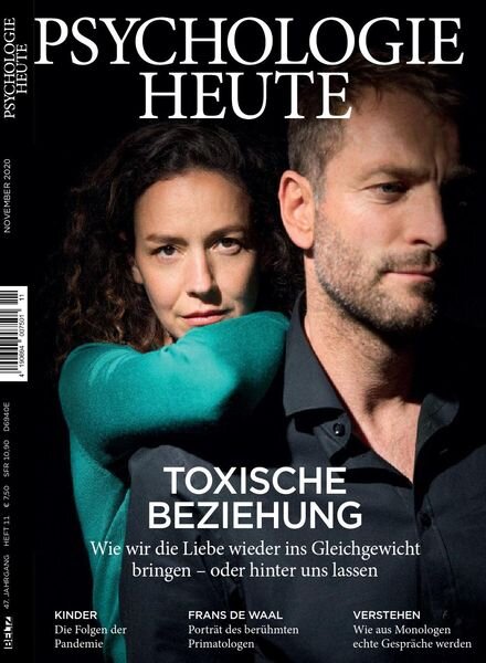 Psychologie Heute – November 2020 Cover