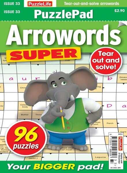 PuzzleLife PuzzlePad Arrowords Super – 03 December 2020 Cover