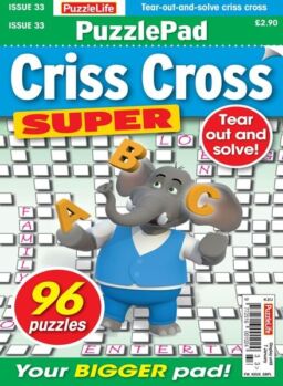 PuzzleLife PuzzlePad Criss Cross Super – 03 December 2020