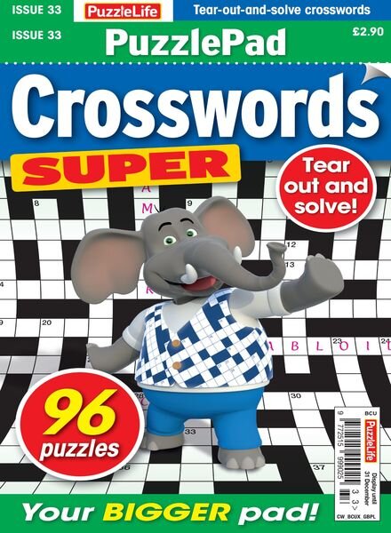 PuzzleLife PuzzlePad Crosswords Super – 03 December 2020 Cover