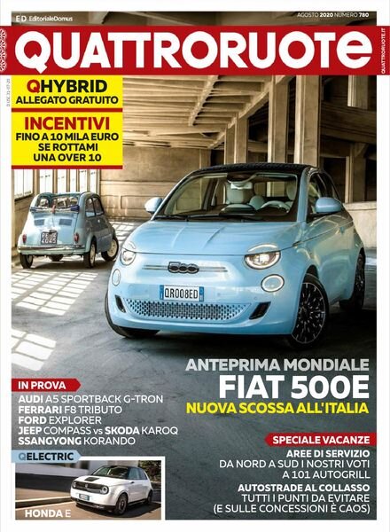 Quattroruote Italia – agosto 2020 Cover