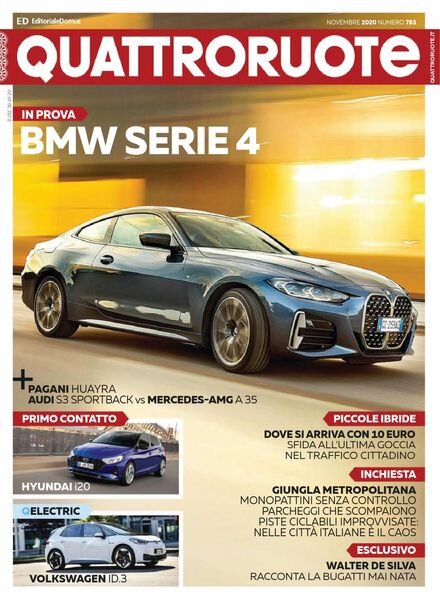 Quattroruote Italia – novembre 2020 Cover