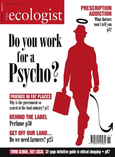 Resurgence & Ecologist – Ecologist, Vol 34 N 9 – November 2004 Cover
