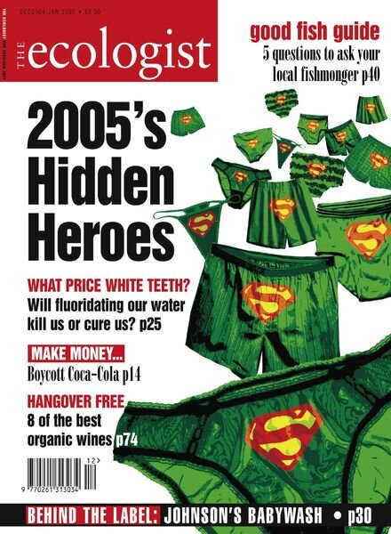 Resurgence & Ecologist – Ecologist, Vol 34 No 10 – December 2004-January 2005 Cover