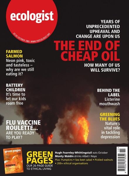 Resurgence & Ecologist – Ecologist, Vol 35 N 8 – October 2005 Cover