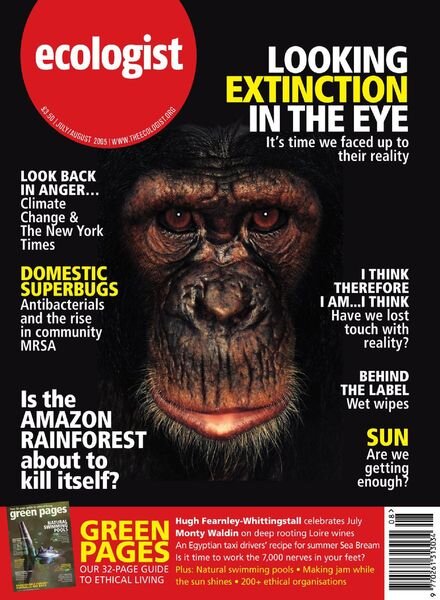 Resurgence & Ecologist – Ecologist, Vol 35 No 6 – July-August 2005 Cover