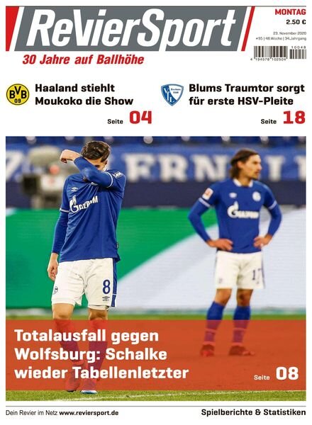 RevierSport – 23 November 2020 Cover