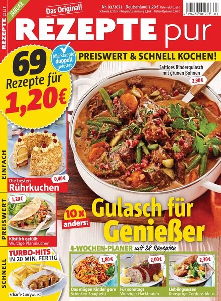 REZEPTE pur – 09 Dezember 2020 Cover